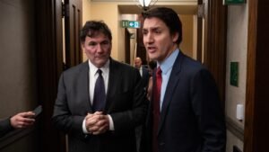 Dominic LeBlanc asked about Trudeau leadership