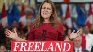 Chrystia Freeland says she’s running against the ‘Ottawa establishment’ in Liberal leadership race