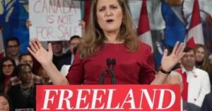 Chrystia Freeland to set aggressive timeline for 2% defence spending by 2027 – National