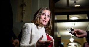 Freeland says cutting off energy shouldn’t be taken off the table, insists she can get provinces on board