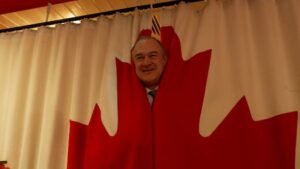 British parliamentarian calls on the U.K. to rally around Canada, throws poutine party